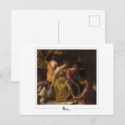 Johannes Vermeer #16 - Fijne Kunst Briefkaart (Voorkant / Achterkant)