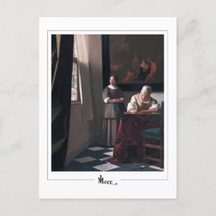 Johannes Vermeer #18 - Fine Art Briefkaart
