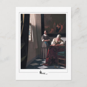 Johannes Vermeer #18 - Kunst Briefkaart
