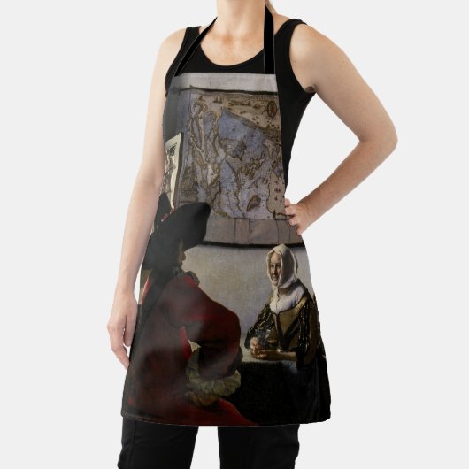 Johannes Vermeer - Agent met een Laughing Girl Schort (Insitu)