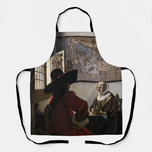 Johannes Vermeer - Agent met een Laughing Girl Schort (Voorkant)