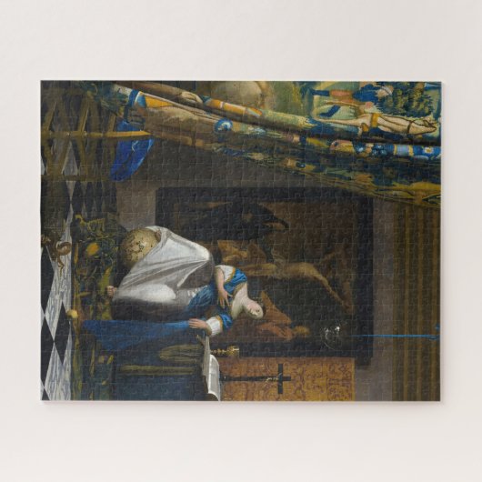 Johannes Vermeer - Allegory of Faith Legpuzzel (Horizontaal)