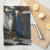 Johannes Vermeer - Allegory of Faith Theedoek (Quarter Fold)