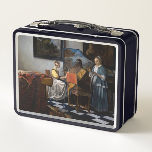 Johannes Vermeer - concert (Achterkant)