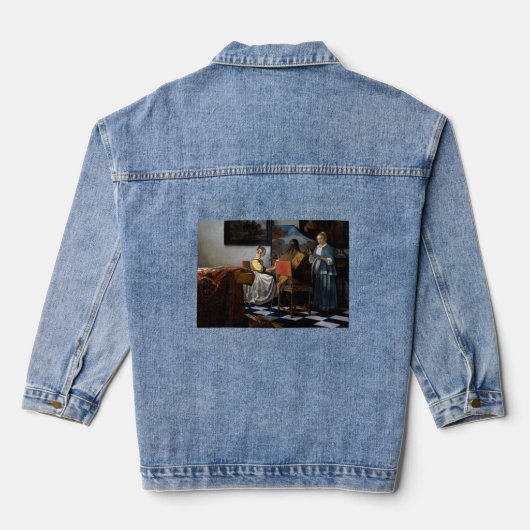 Johannes Vermeer - concert Denim Jacket (Achterkant)