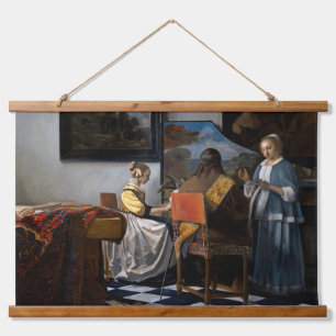 Johannes Vermeer - concert Hangend Wandkleed
