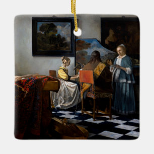 Johannes Vermeer - concert Keramisch Ornament