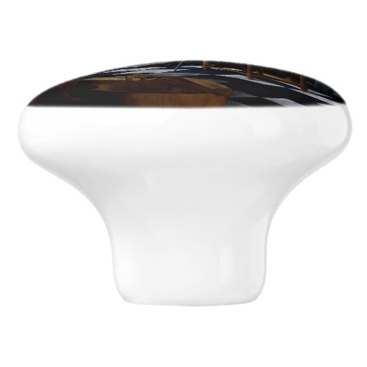 Johannes Vermeer - concert Keramische Knop (Zijkant)