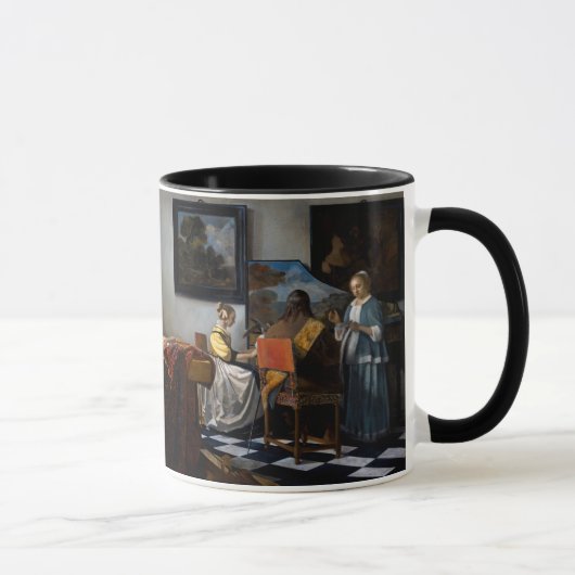 Johannes Vermeer - concert Mok (Rechts)
