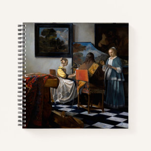 Johannes Vermeer - concert Notitieboek