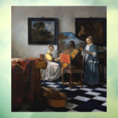 Johannes Vermeer - concert Raamsticker (Vel 3)