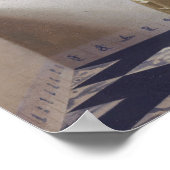 Johannes Vermeer - Dame die bij een maagdenvaag st Poster (Hoek)