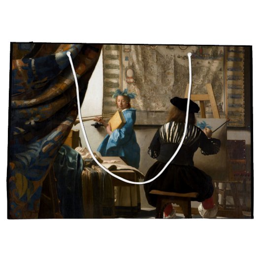 Johannes Vermeer - De Allegory of Painting Groot Cadeauzakje (Achterkant)