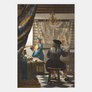 Johannes Vermeer - De Allegory of Painting Inpakpapier Vel
