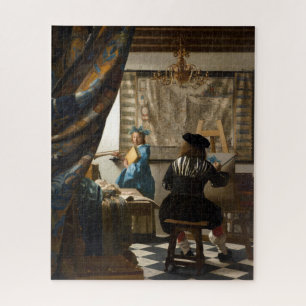 Johannes Vermeer - De Allegory of Painting Legpuzzel