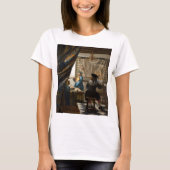 Johannes Vermeer - De Allegory of Painting T-shirt (Voorkant)