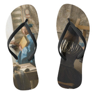 Johannes Vermeer - De Allegory of Painting Teenslippers