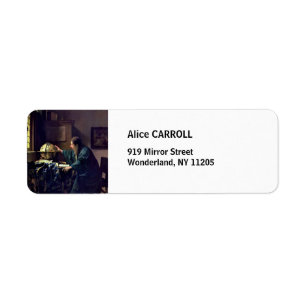 Johannes Vermeer - De Astronomer Etiket