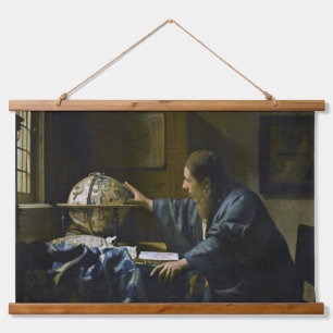 Johannes Vermeer - De Astronomer Hangend Wandkleed