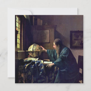Johannes Vermeer - De Astronomer Kaart