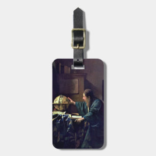 Johannes Vermeer - De Astronoom Bagagelabel