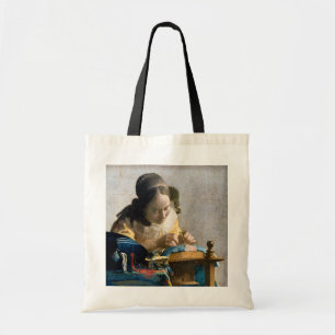 Johannes Vermeer - De Kantwerkster Tote Bag