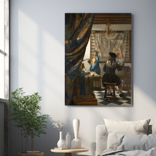 Johannes Vermeer, De kunst van het schilderen Poster