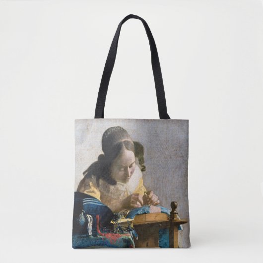 Johannes Vermeer - De Lacemaker Draagtas (Voorkant)