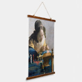 Johannes Vermeer - De Lacemaker Hangend Wandkleed (Gebogen)