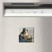 Johannes Vermeer - De Lacemaker Magneet (Insitu (Vaatwasser))