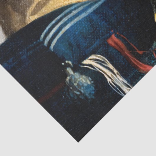 Johannes Vermeer - De Lacemaker Tissuepapier (Detail)