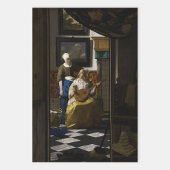 Johannes Vermeer - De Liebesbrief Inpakpapier Vel
