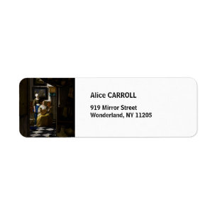 Johannes Vermeer - De liefdesbrief Etiket