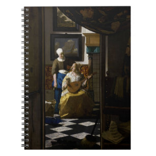 Johannes Vermeer - De liefdesbrief Notitieboek