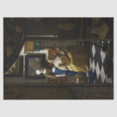 Johannes Vermeer - De liefdesbrief Tissuepapier (Voorkant)
