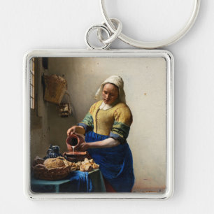 Johannes Vermeer - De Melkmeid Sleutelhanger
