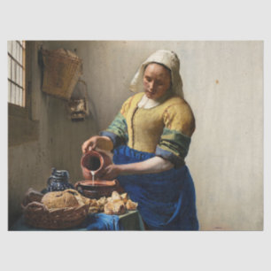 Johannes Vermeer - De Melkmeid Tissuepapier