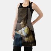 Johannes Vermeer - Een dame die een brief schrijft Schort (Insitu)