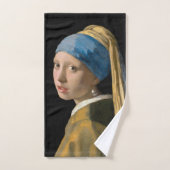 Johannes Vermeer - Fille avec une oreille perle (Serviette à main)