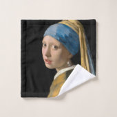 Johannes Vermeer - Fille avec une oreille perle (Gant de toilette)
