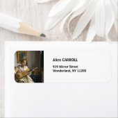 Johannes Vermeer - Guitar Player Etiket (Insitu)