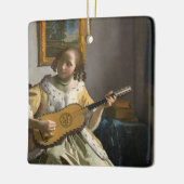 Johannes Vermeer - Guitar Player Keramisch Ornament (Links)