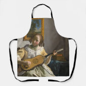 Johannes Vermeer - Guitar Player Schort (Voorkant)