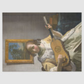 Johannes Vermeer - Guitar Player Tissuepapier (Voorkant)