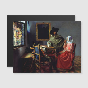 Johannes Vermeer - Het Glas van Wijn Magnetische K