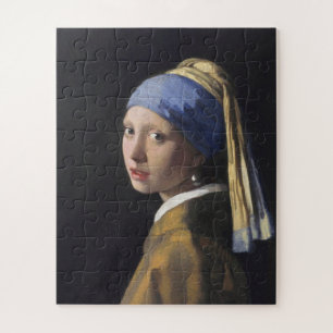 Johannes Vermeer - Het meisje met een parel Legpuzzel