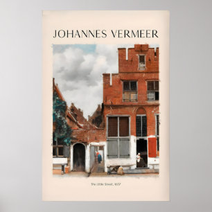 Johannes Vermeer Het Straatje657 Delft Scène Poster