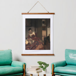 Johannes Vermeer, Jonge vrouwen slapen Hangend Wandkleed