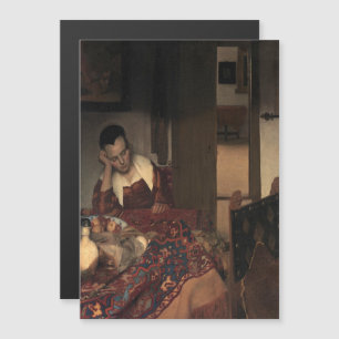 Johannes Vermeer, Jonge vrouwen slapen Magnetische Uitnodiging