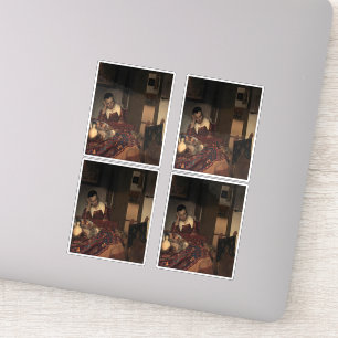 Johannes Vermeer, Jonge vrouwen slapen Sticker